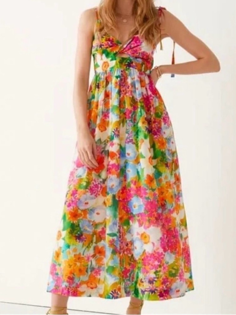 & Other Stories Silk Floral Maxi Dress NWT - Size 10